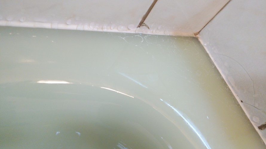 浴室クリーニング水垢