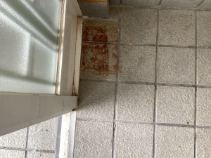 玄関タイル洗浄