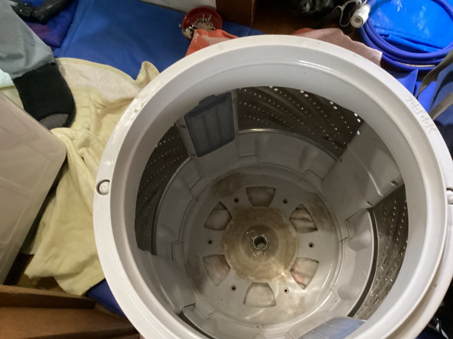 パナソニック縦型洗濯機分解クリーニング
