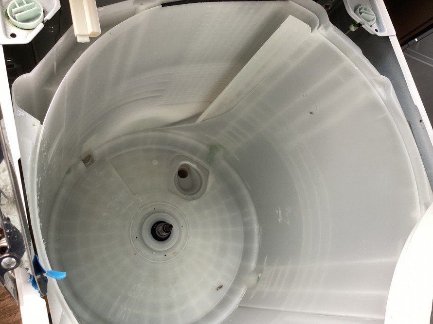 パナソニックの縦型洗濯機分解クリーニング