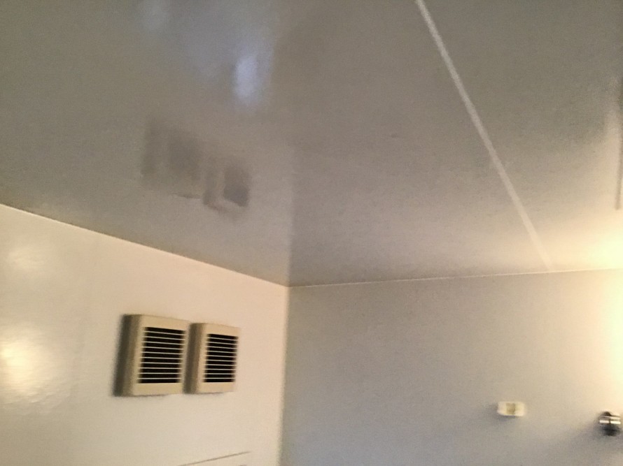天井カビの浴室クリーニング