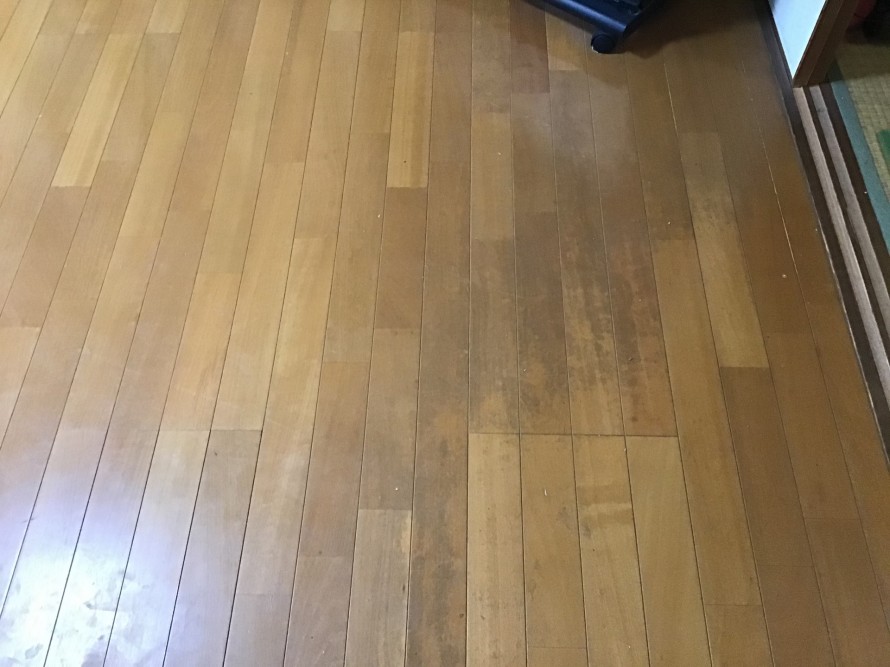 床の剥離洗浄